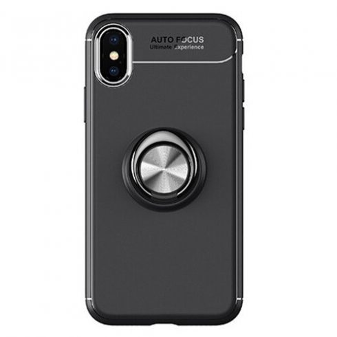 Husa cu inel AUTO FOCUS SAMSUNG GALAXY A70 A705 Negru