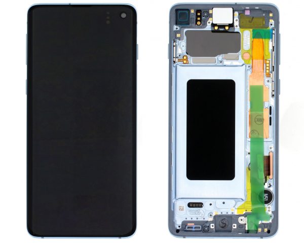 Inlocuire ecran original SAMSUNG GALAXY S10 G973 Albastru GH82-18835C