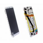 Inlocuire Ecran Original (LCD+TOUCH+RAMA+BATERIE) HUAWEI Y6 2018 Y6 PRIME 2018 02351WLK Alb
