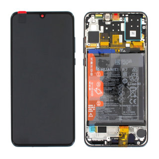 Inlocuire Ecran Original (LCD+TOUCH+RAMA+BATERIE) HUAWEI P30 LITE NEW EDITION MAR-LX1M 02352PJM BLACK