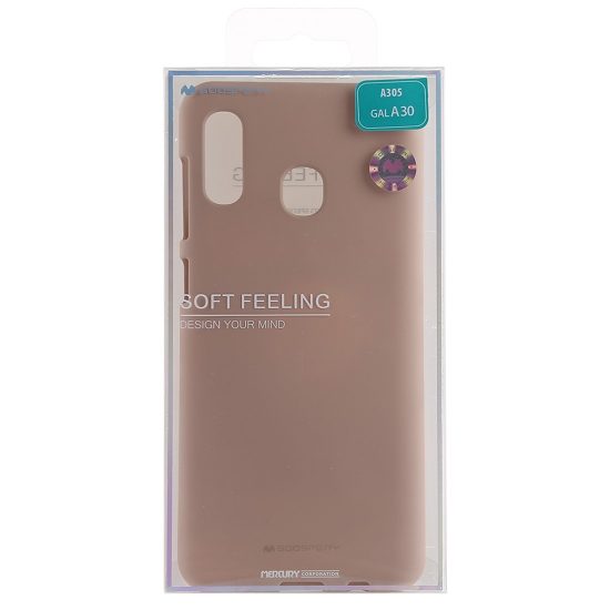 Husa SOFT FEELING pentru SAMSUNG GALAXY S10 G973 Bej
