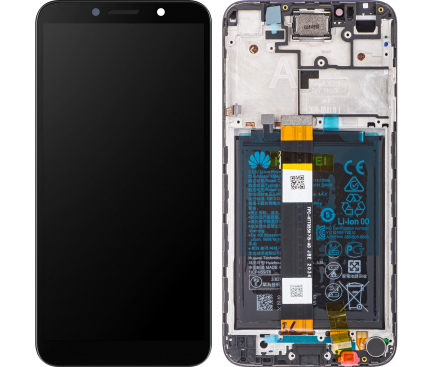 Inlocuire Ecran Original (LCD+TOUCH+RAMA+BATERIE) HUAWEI Y5P / HUAWEI HONOR 9A 02353RJP Negru 5841