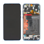 Inlocuire Ecran Original (LCD+TOUCH+RAMA+BATERIE) HUAWEI P30 LITE NEW EDITION MAR-LX1M 02352PJP Peacock Blue