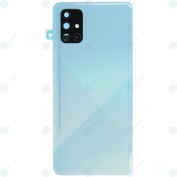 Inlocuire Capac Baterie Original SAMSUNG GALAXY A71 A715 GH82-22112C Prism Crush Blue
