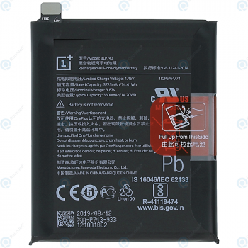 Inlocuire Acumulator Original ONEPLUS 7T HD1901, HD1903 1031100011 12175